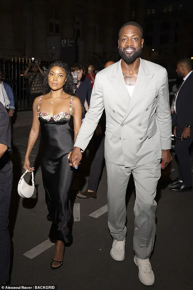 Gabrielle and her husband were seen arriving to the event