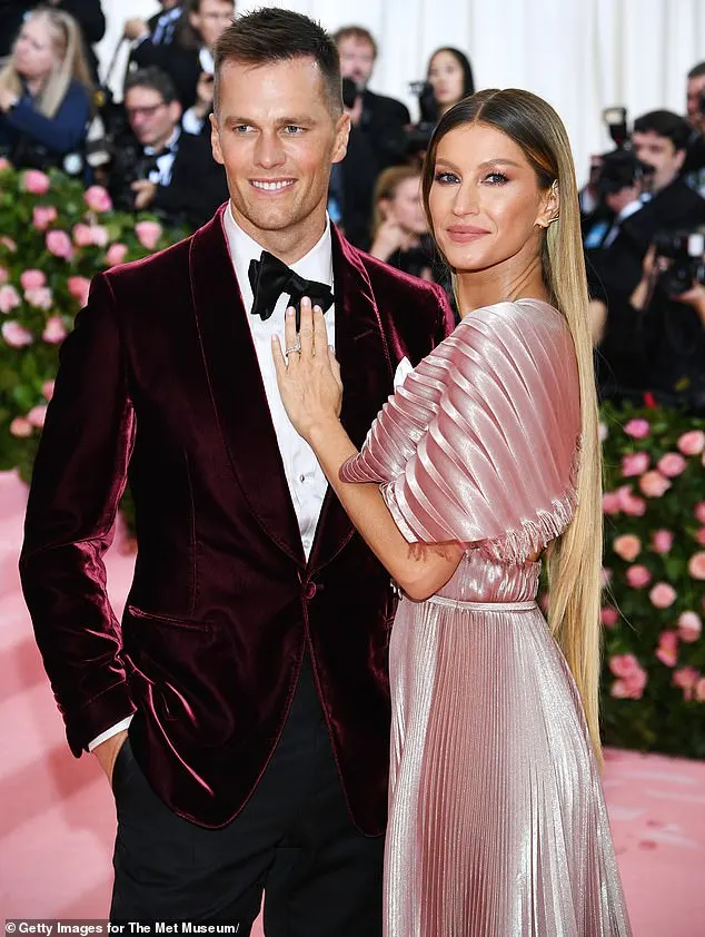 Tom is recently divorced from supermodel Gisele Bundchen, who has moved on with her steamy jiu-jitsu instructor Joaquim Valente; Tom and Gisele pictured at the 2019 Met Gala