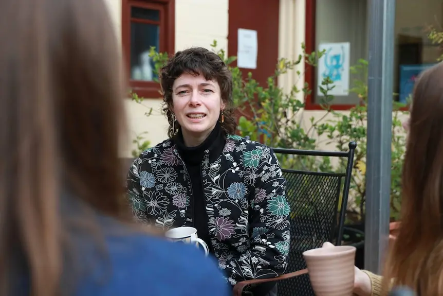 Lucinda Shannon is a health worker at Women's Health Tasmania