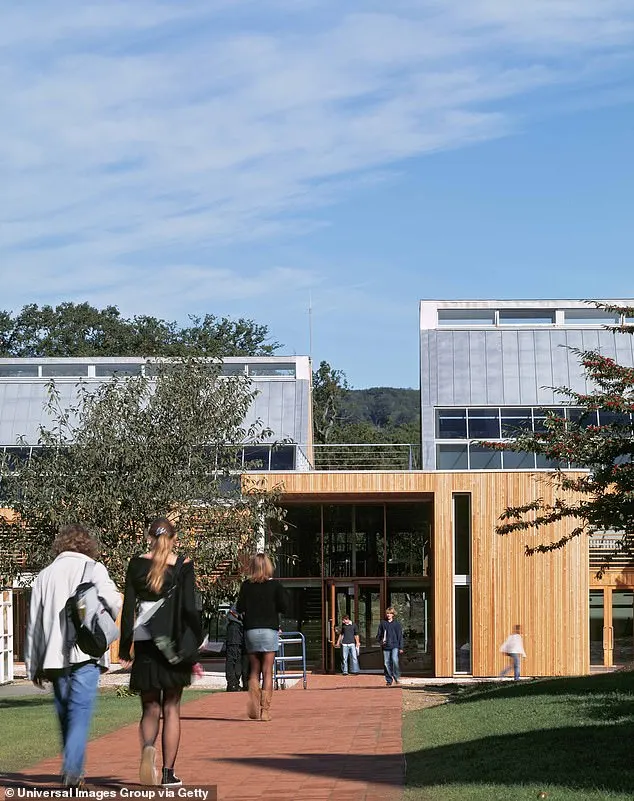 Bedales School (pictured) has a policy that says trans students should be allowed to stay in dormitories 'according to the gender with which they identify'