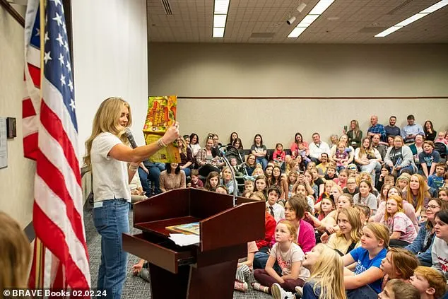 Gaines (pictured) and Hamilton attended the event hosted by BRAVE books in Springfield to read extracts from their books