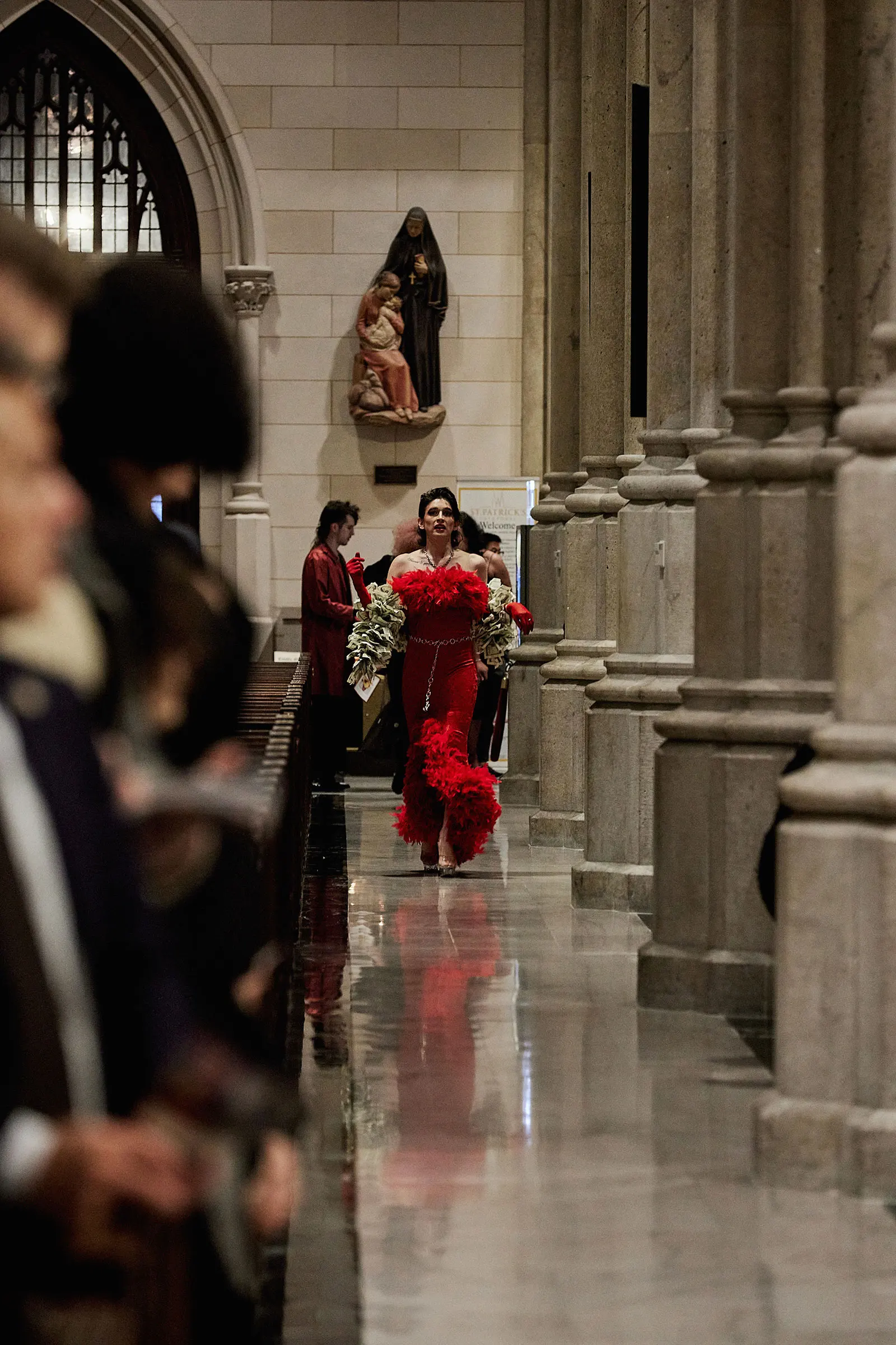 Cecilia Gentili Funeral at St. Patrick's Cathedral