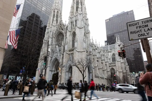 Ash Wednesday at St. Patrick's Cathedral in Manhattan, New York, Wednesday, February 22, 2023. (Shawn Inglima for New York Daily News)