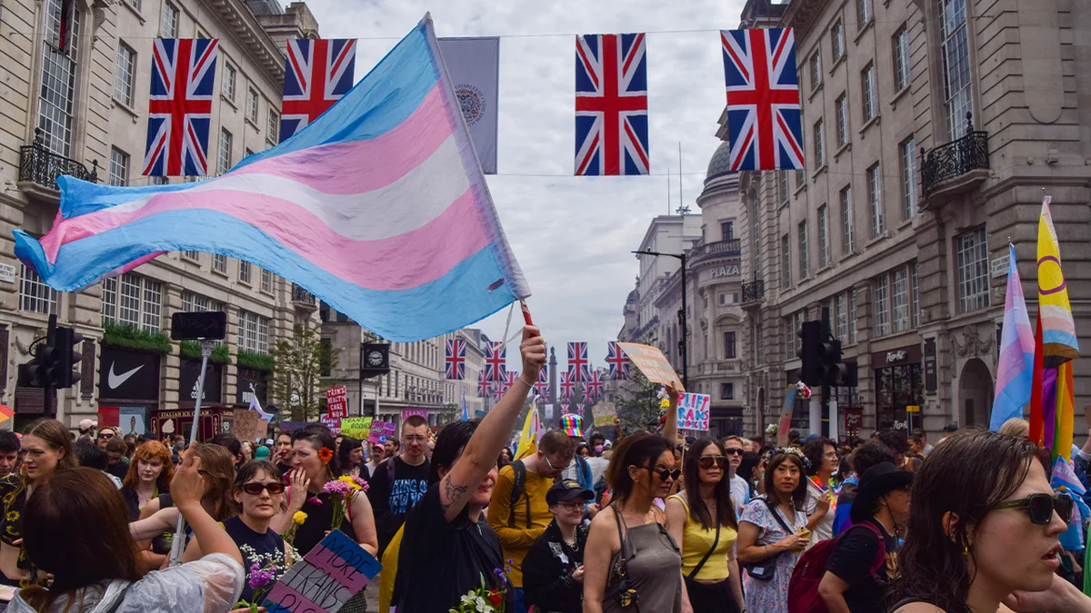 Pride parade in London