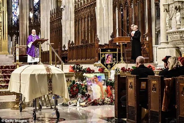 A picture near the altar showed a haloed Gentili surrounded by the Spanish words for 'transvestite,' 'whore,' 'blessed' and 'mother' above the text of Psalm 25