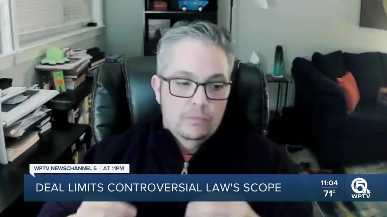 Micah Desiante claimed that he had been teaching in Palm Beach County for 14 times and that he had just come out as transgender when the Parental Rights in Education Act was passed. He said he needed to leave the state. March 11, 2024