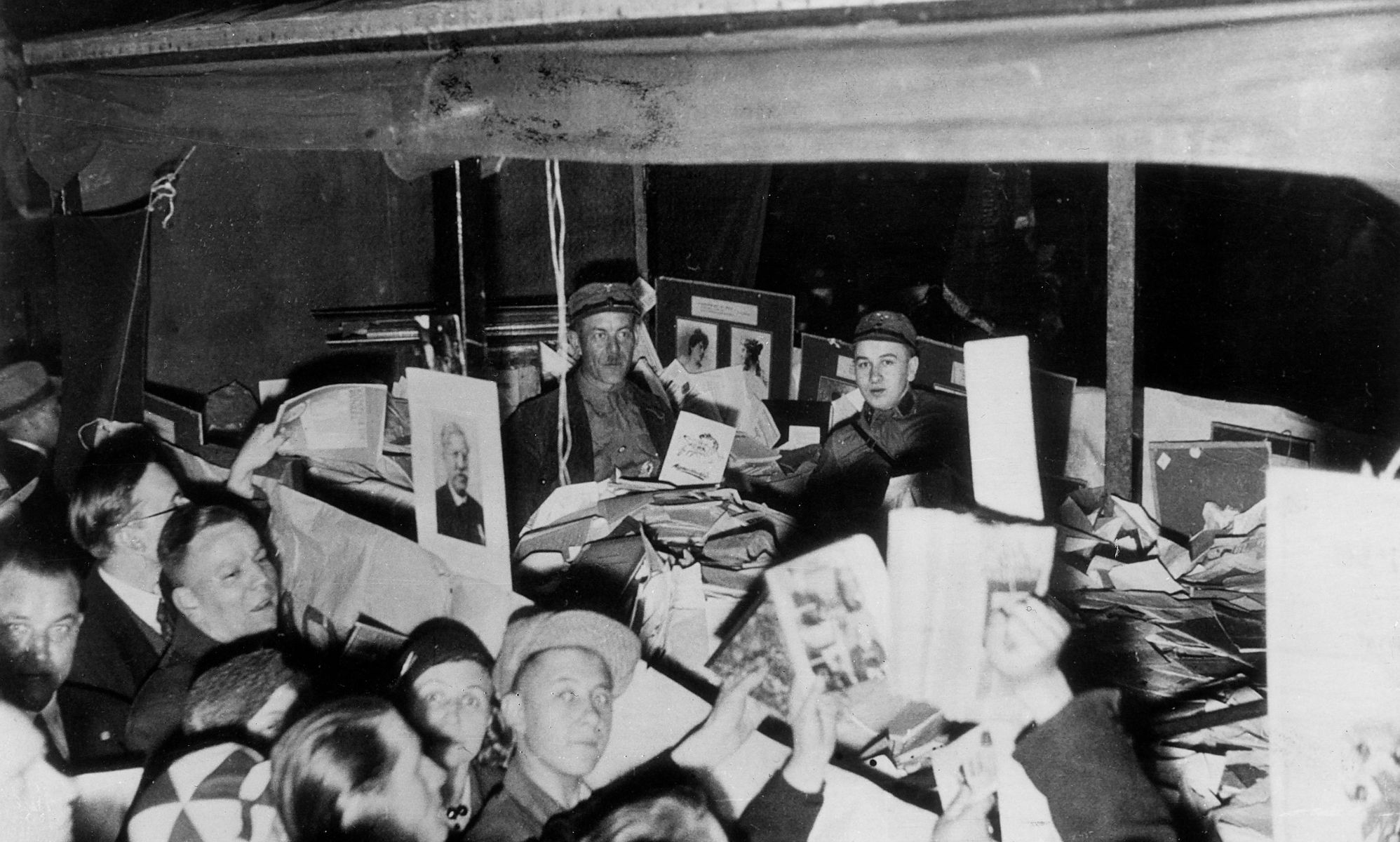 Nazi demonstrators occupy an institute on the research of trans lives in Germany during WWII