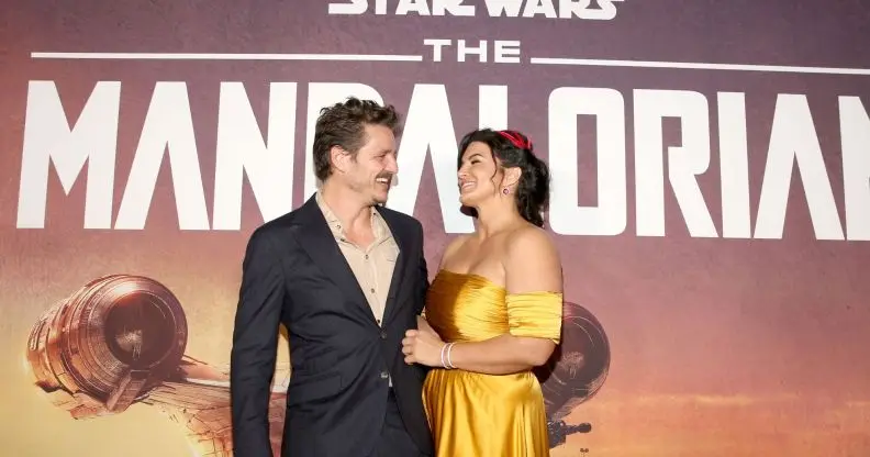 Pedro Pascal and Gina Carano