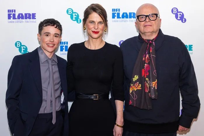 Elliot Page, Hillary Baack and Dominic Savage at the premiere of Close To You