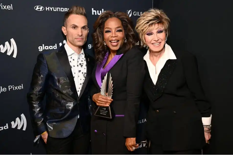 Oprah Winfrey at Los Angeles's 35th monthly GLAAD Media Awards