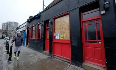 The former Joiner’s Arms on Hackney Road, east London, in 2015.