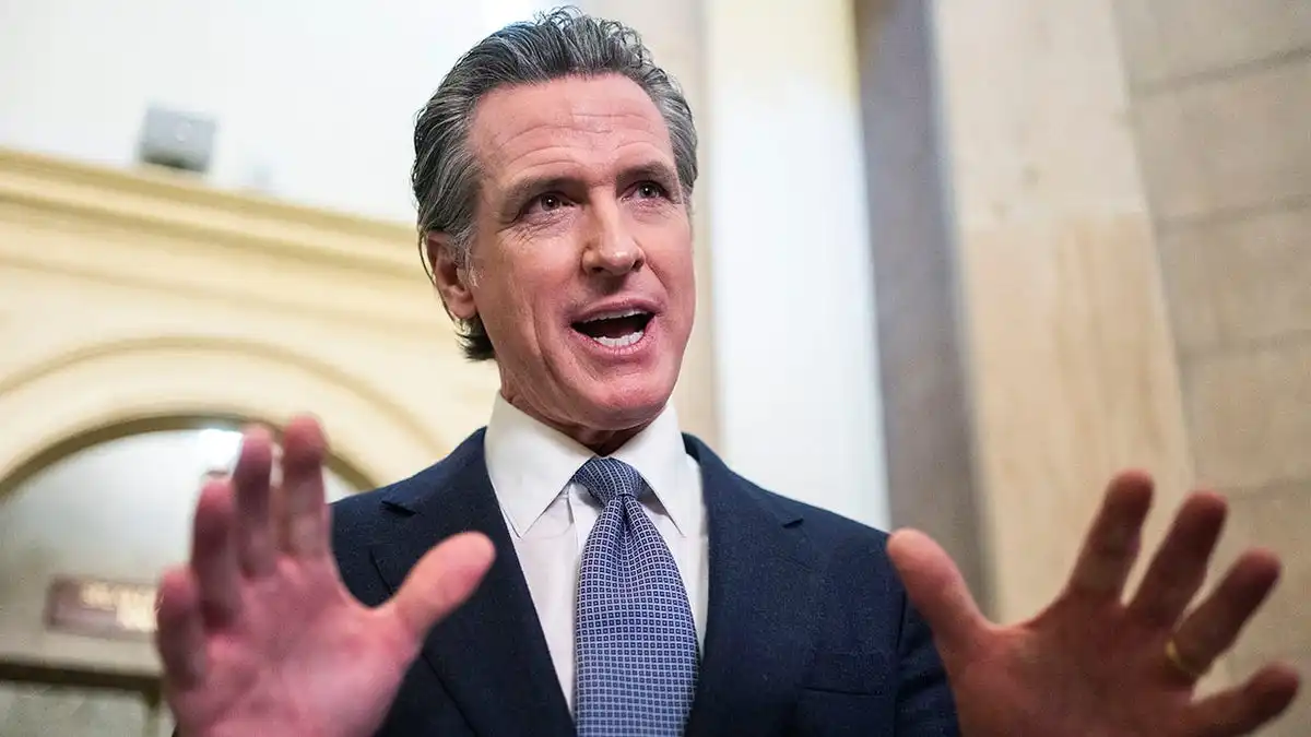 Democrat Gov. Gavin Newsom of California