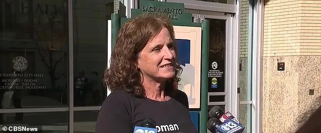 The group Moms for Liberty, which campaigns against allowing gender-affirming care for children, protested the bull outside City Hall on Tuesday