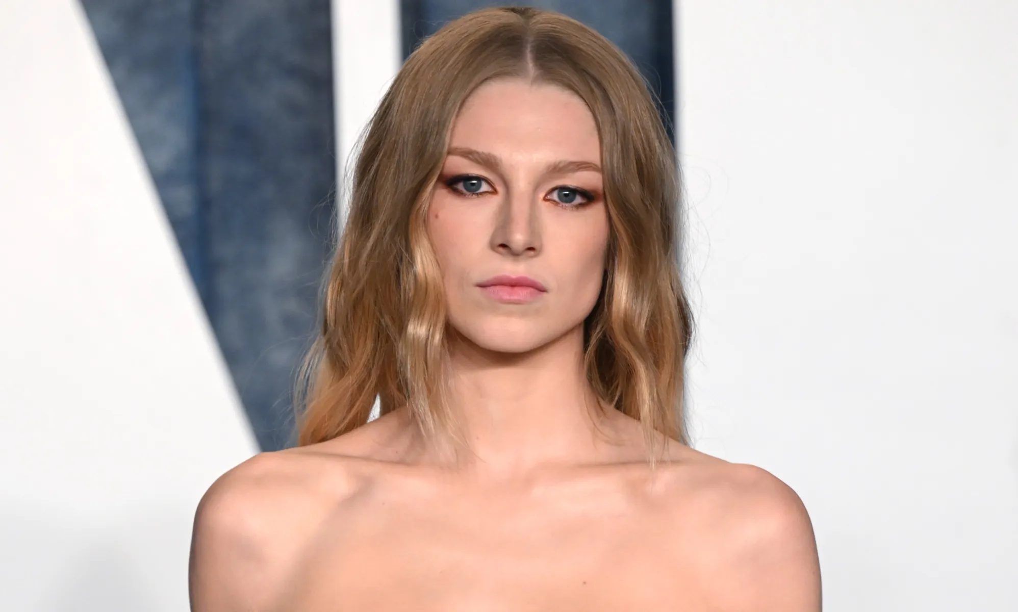 Hunter Schafer at Vanity Fair Oscars Party.