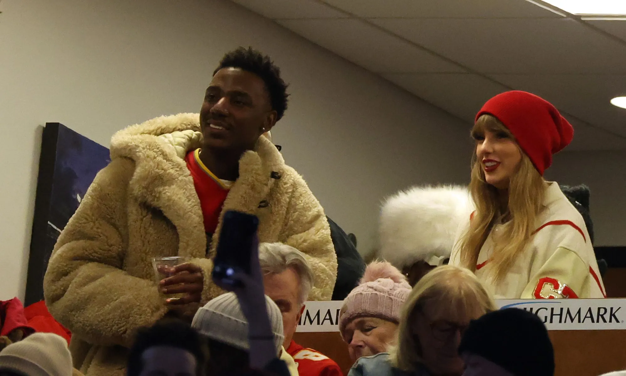 Jerrod Carmichael and Taylor Swift