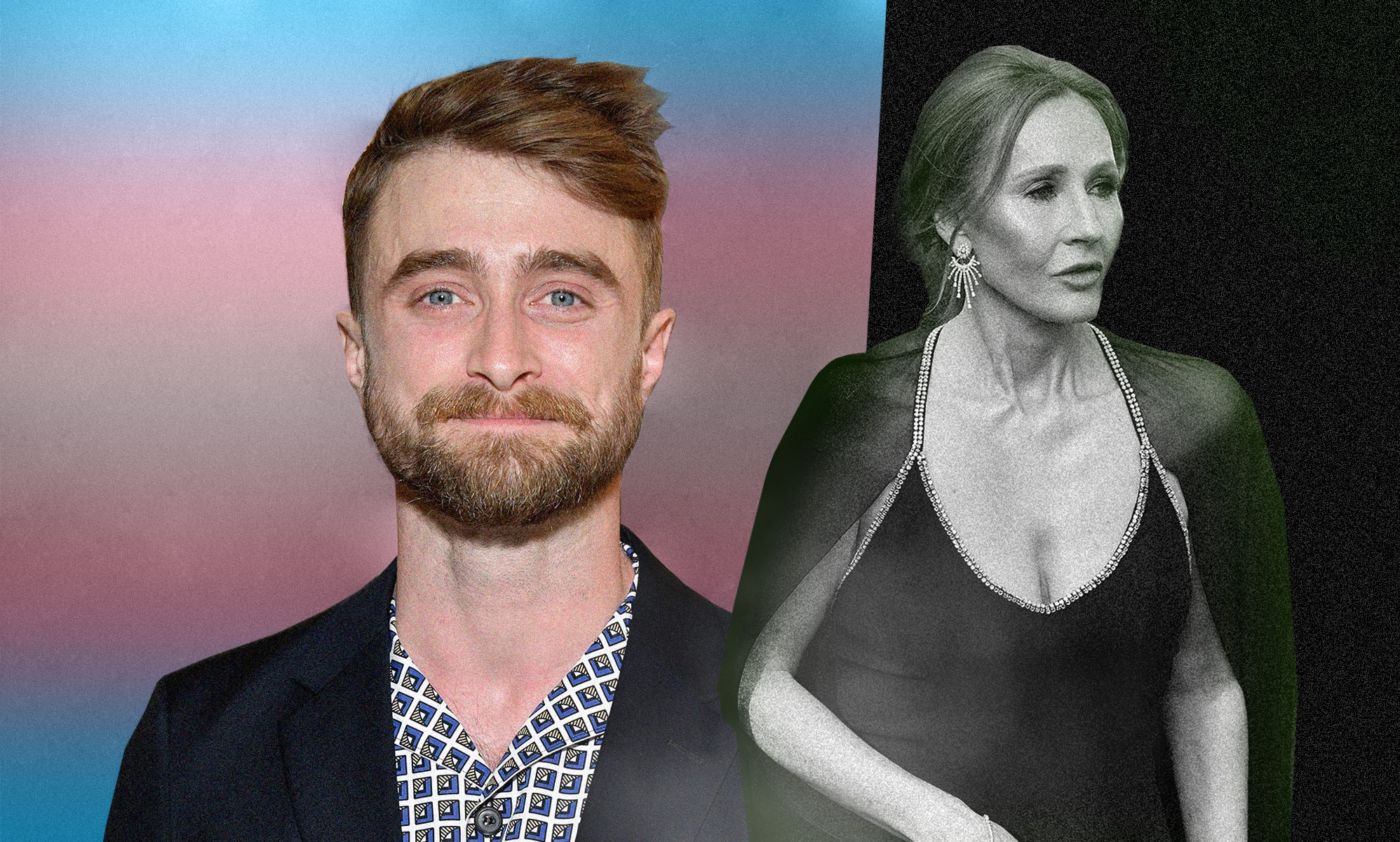 Daniel Radcliffe and JK Rowling