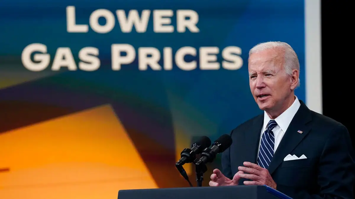 President Biden speaking with 