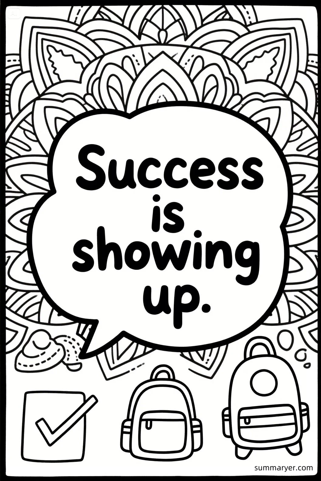 Color Your Way to Positivity: Best Inspirational Quote Coloring Sheets 1