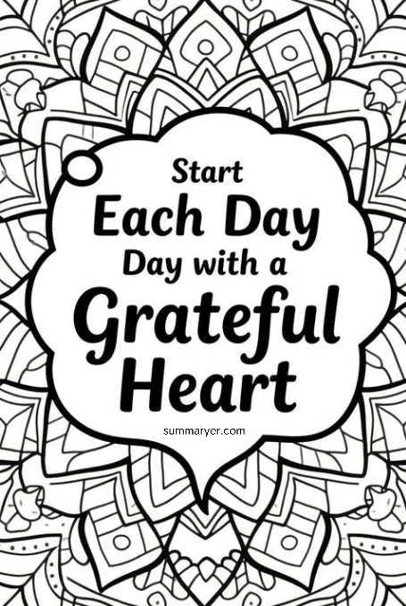 Start Each Day with a Grateful Heart