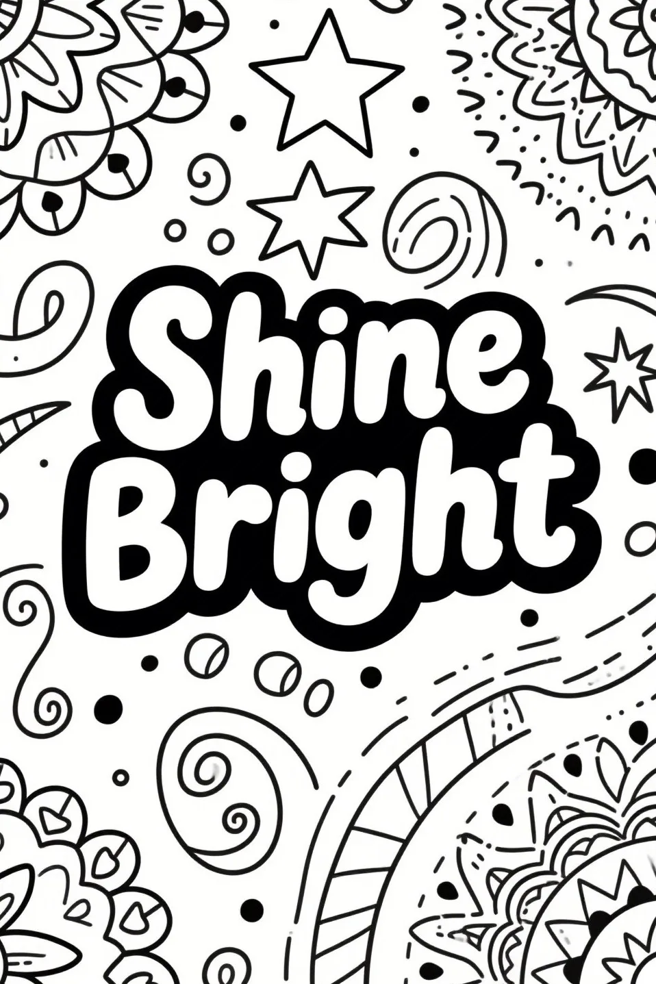 Color Your Calm: 10 Inspirational Coloring Sheets to Uplift Your Mind and Mood