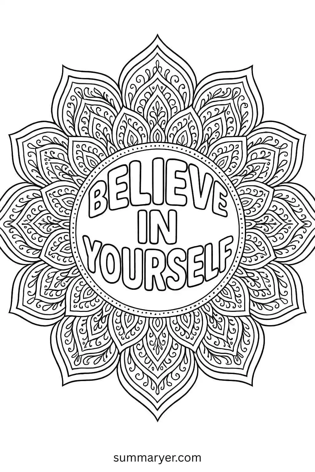 🎨 Grab Your Free Inspirational Quote Coloring Sheets 🖌️