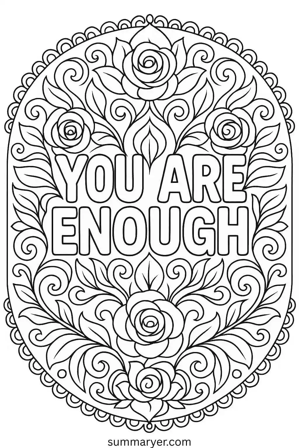 🎨 Grab Your Free Inspirational Quote Coloring Sheets 🖌️