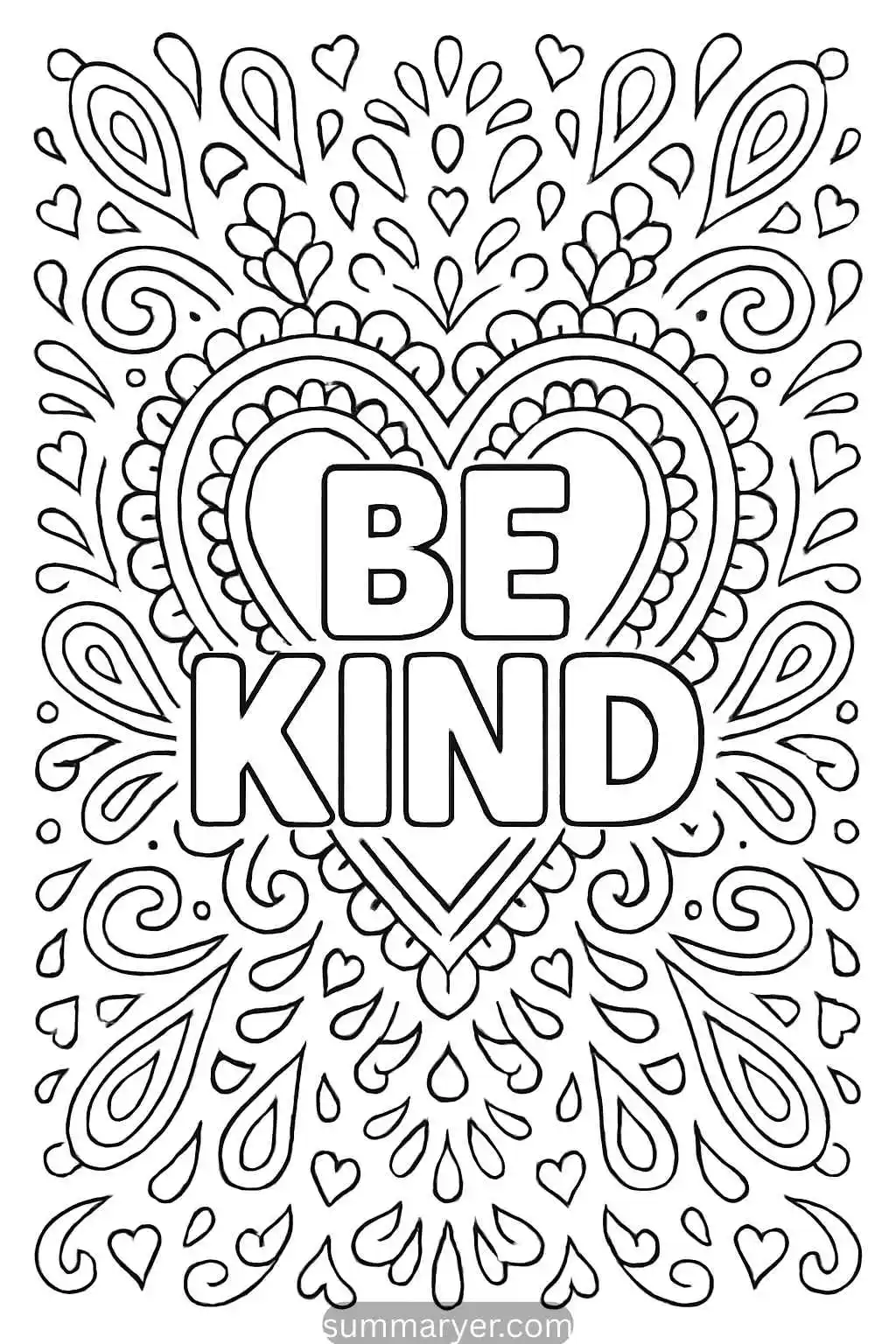 10 Positive-Quote Coloring Pages to Brighten Your Day "Quote 4"
