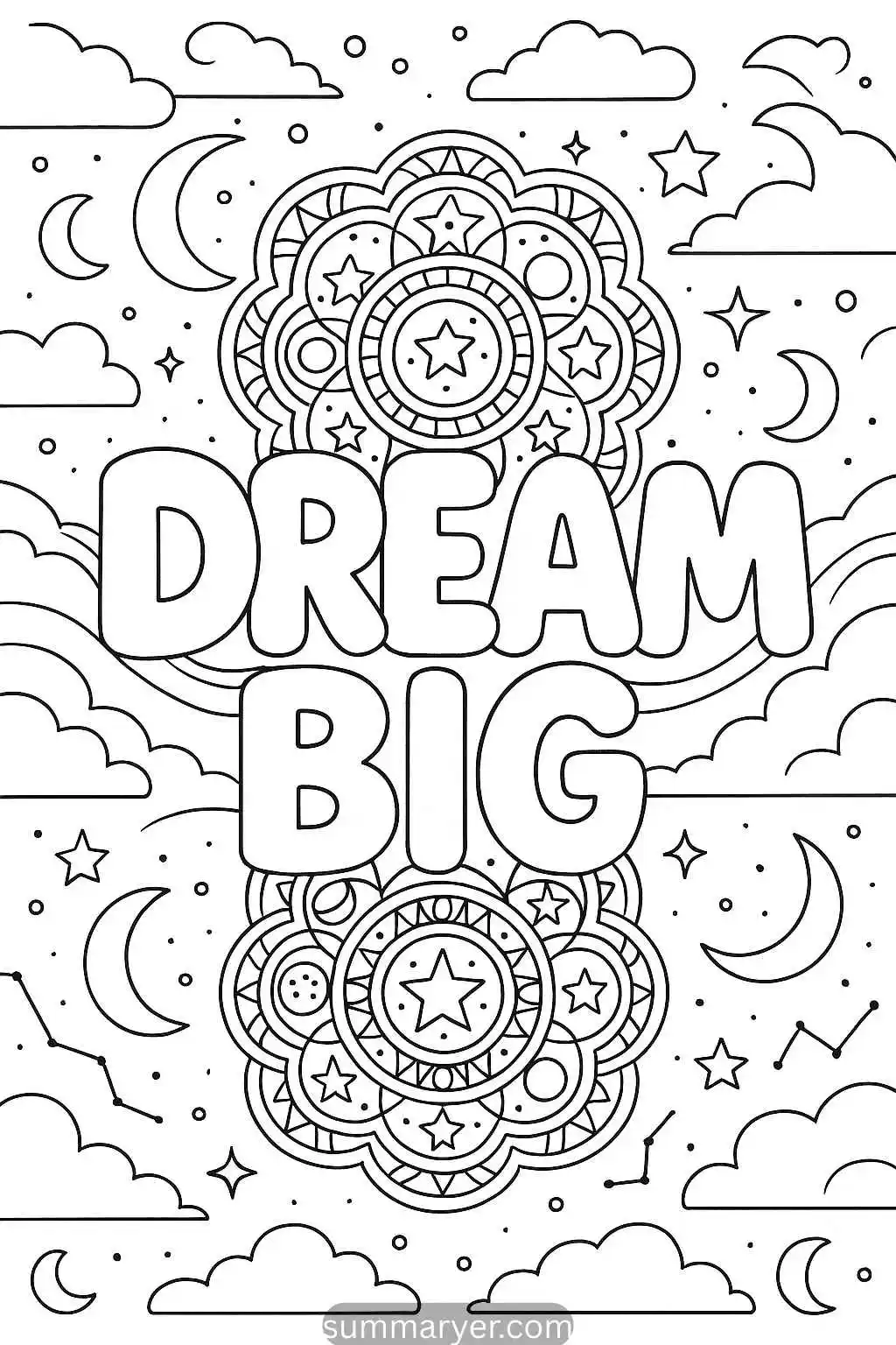 10 Positive-Quote Coloring Pages to Brighten Your Day "Quote 6"