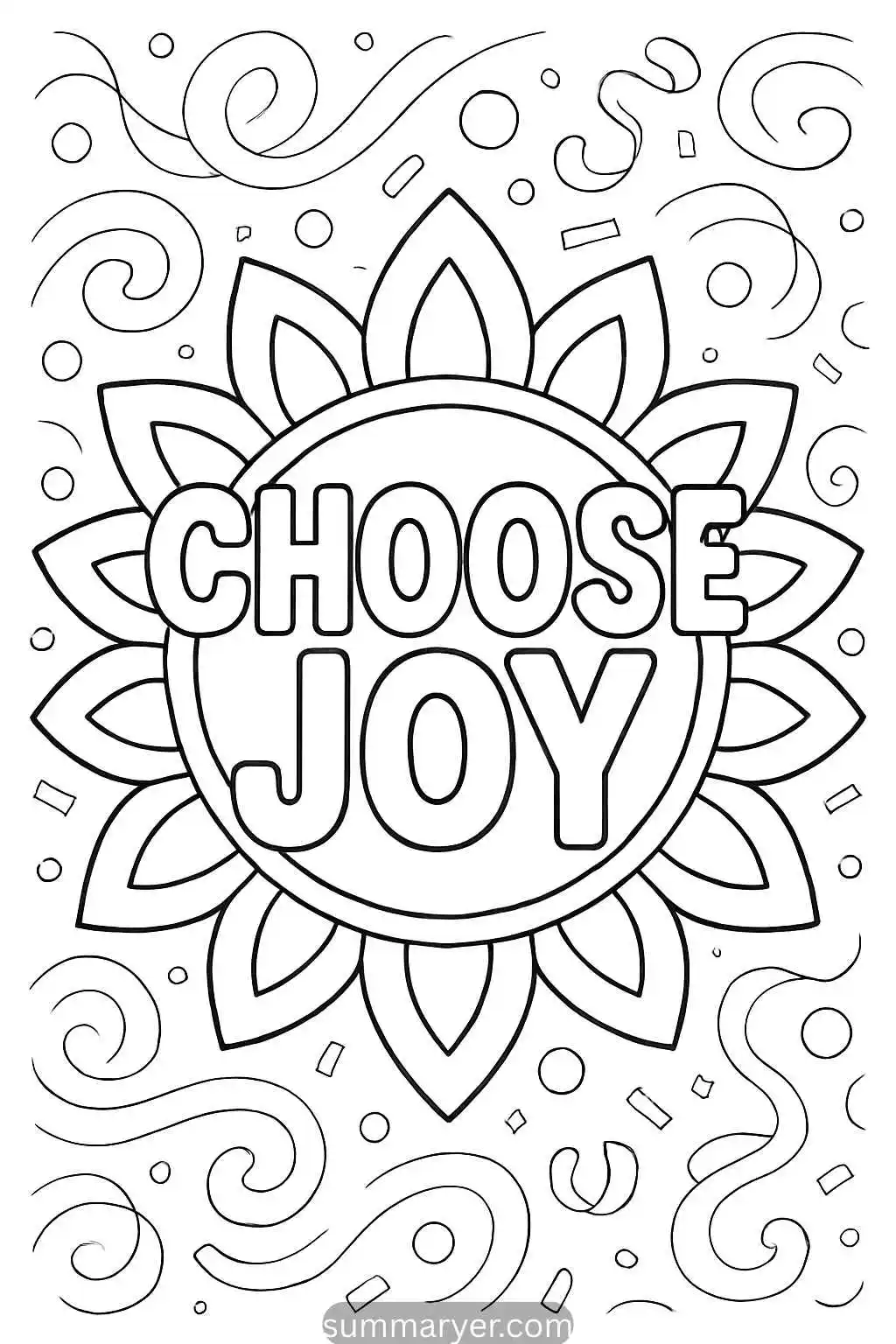 10 Positive-Quote Coloring Pages to Brighten Your Day "Quote 7"