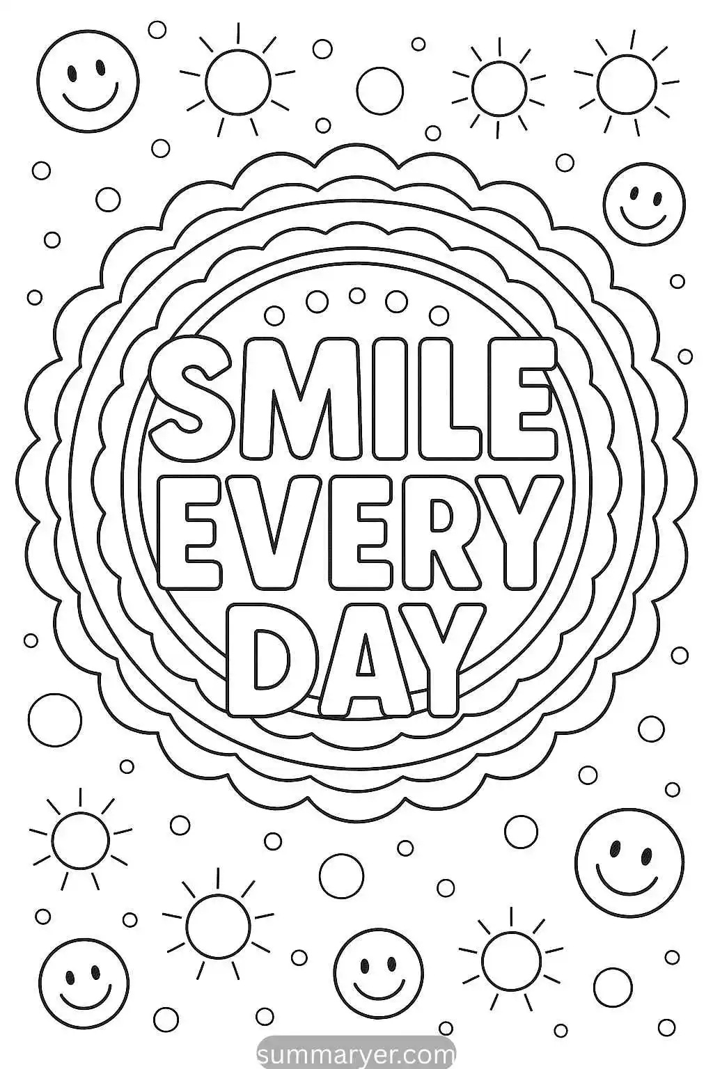 10 Positive-Quote Coloring Pages to Brighten Your Day "Quote 10"