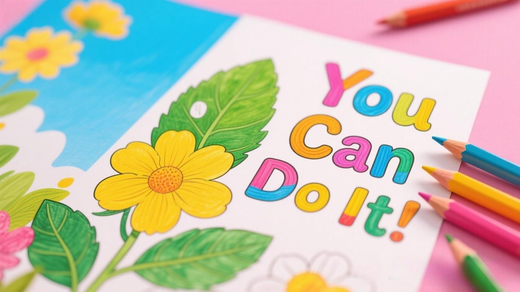 10 Positive-Quote Coloring Pages to Brighten Your Day