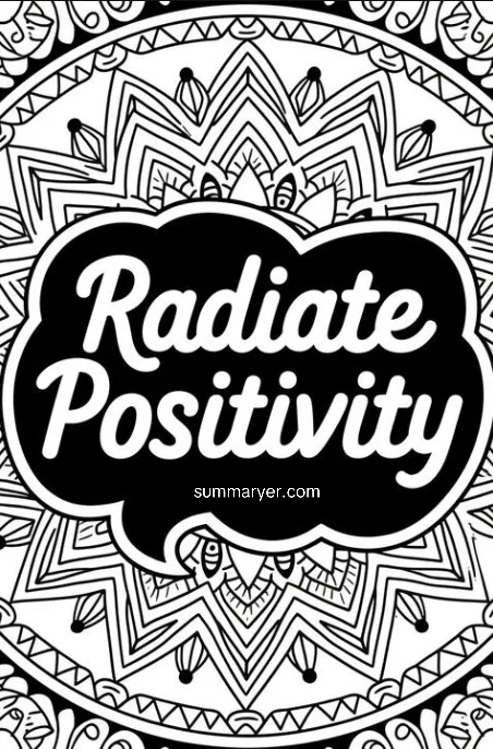 Free Printable Coloring Pages with Feel-Good Quotes #4