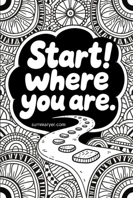 Free Printable Coloring Pages with Feel-Good Quotes #7