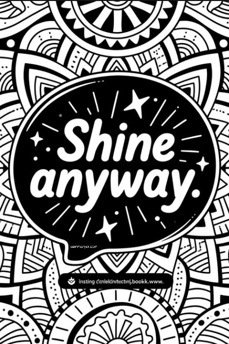 Free Printable Coloring Pages with Feel-Good Quotes #9