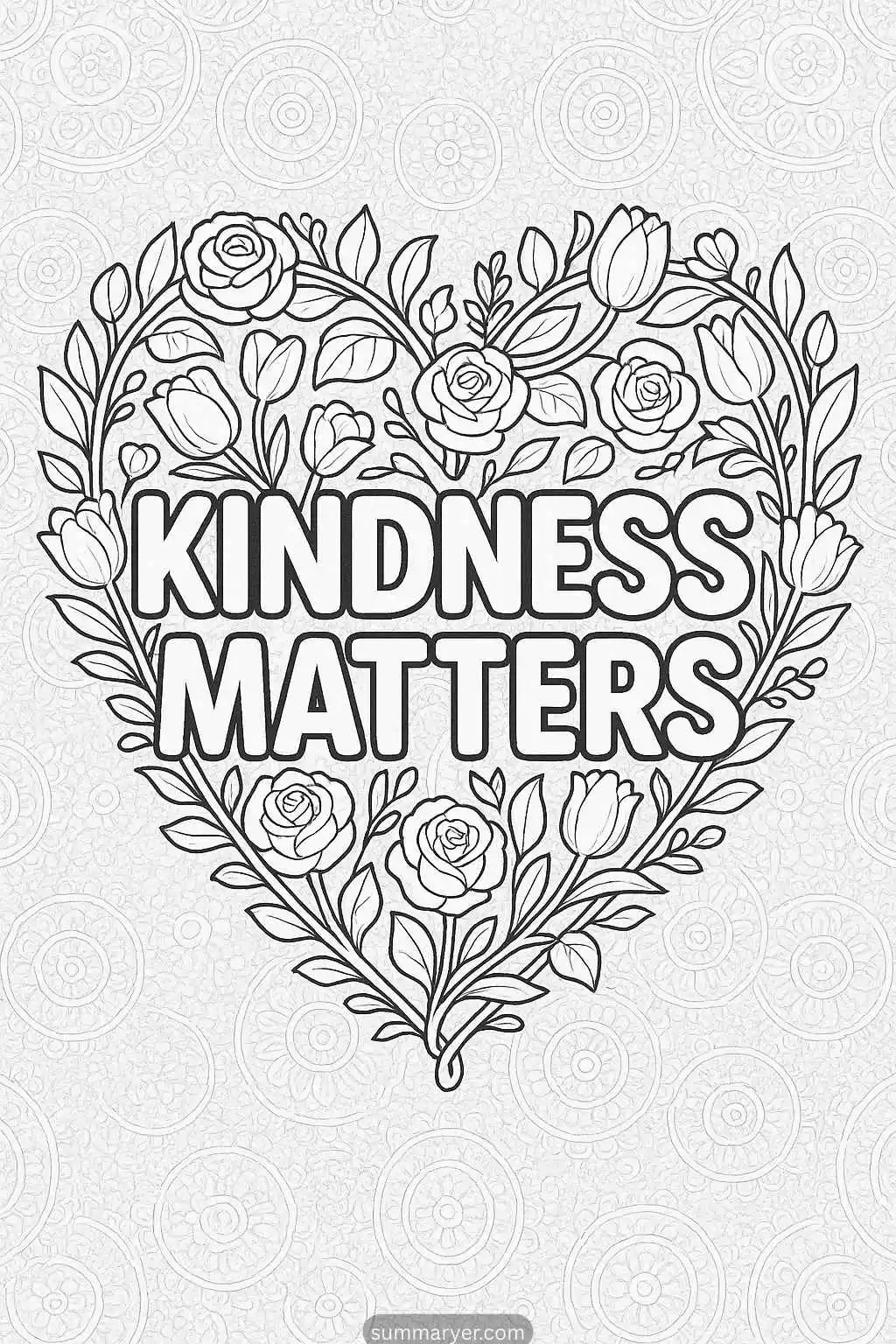 10 Inspirational Coloring Pages to Spark Positivity & Mindfulness "Quotes 6"