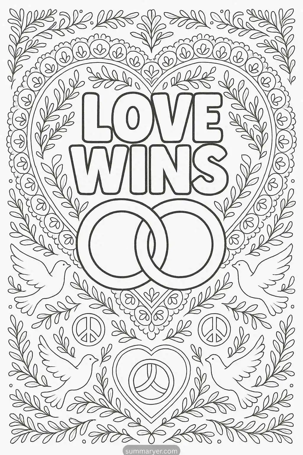 10 Inspirational Coloring Pages to Spark Positivity & Mindfulness "Quotes 9"