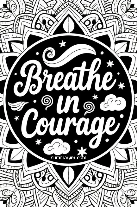 Free Printable Coloring Pages for Positivity & Peace #4