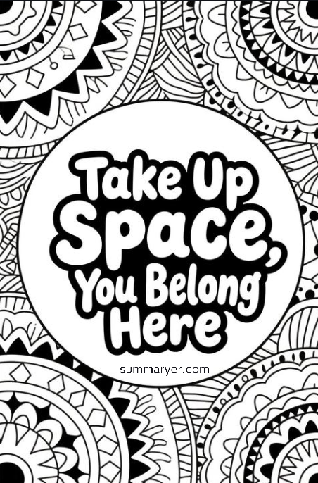 Free Printable Coloring Pages for Positivity & Peace #8