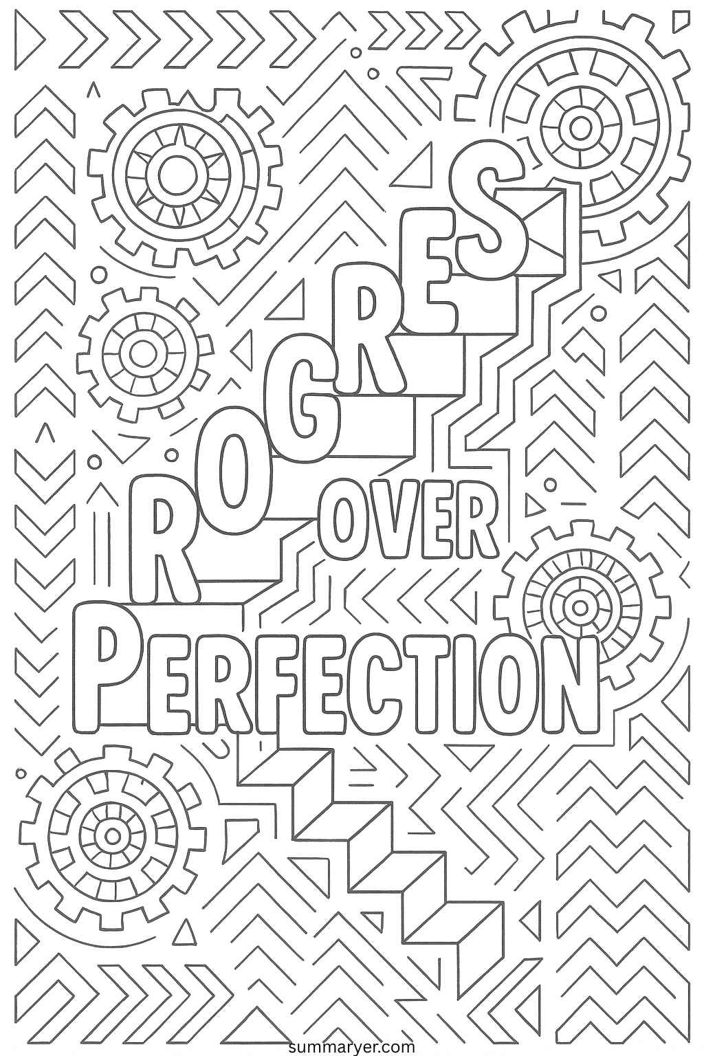 Inspirational Coloring Sheets: 10 Uplifting Mandala Quotes to Color Your Day Brighter "Quote 6"