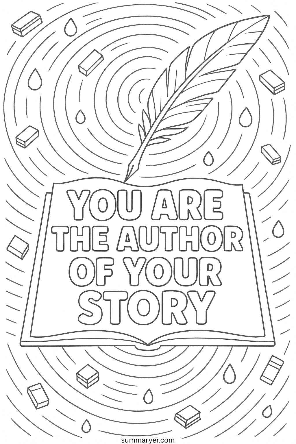 Inspirational Coloring Sheets: 10 Uplifting Mandala Quotes to Color Your Day Brighter "Quote 7"
