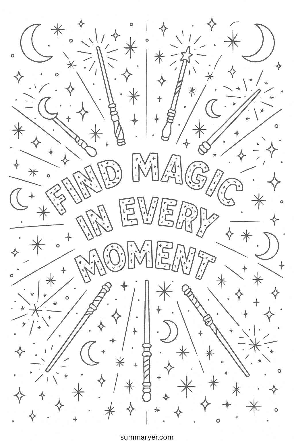 Inspirational Coloring Sheets: 10 Uplifting Mandala Quotes to Color Your Day Brighter "Quote 8"