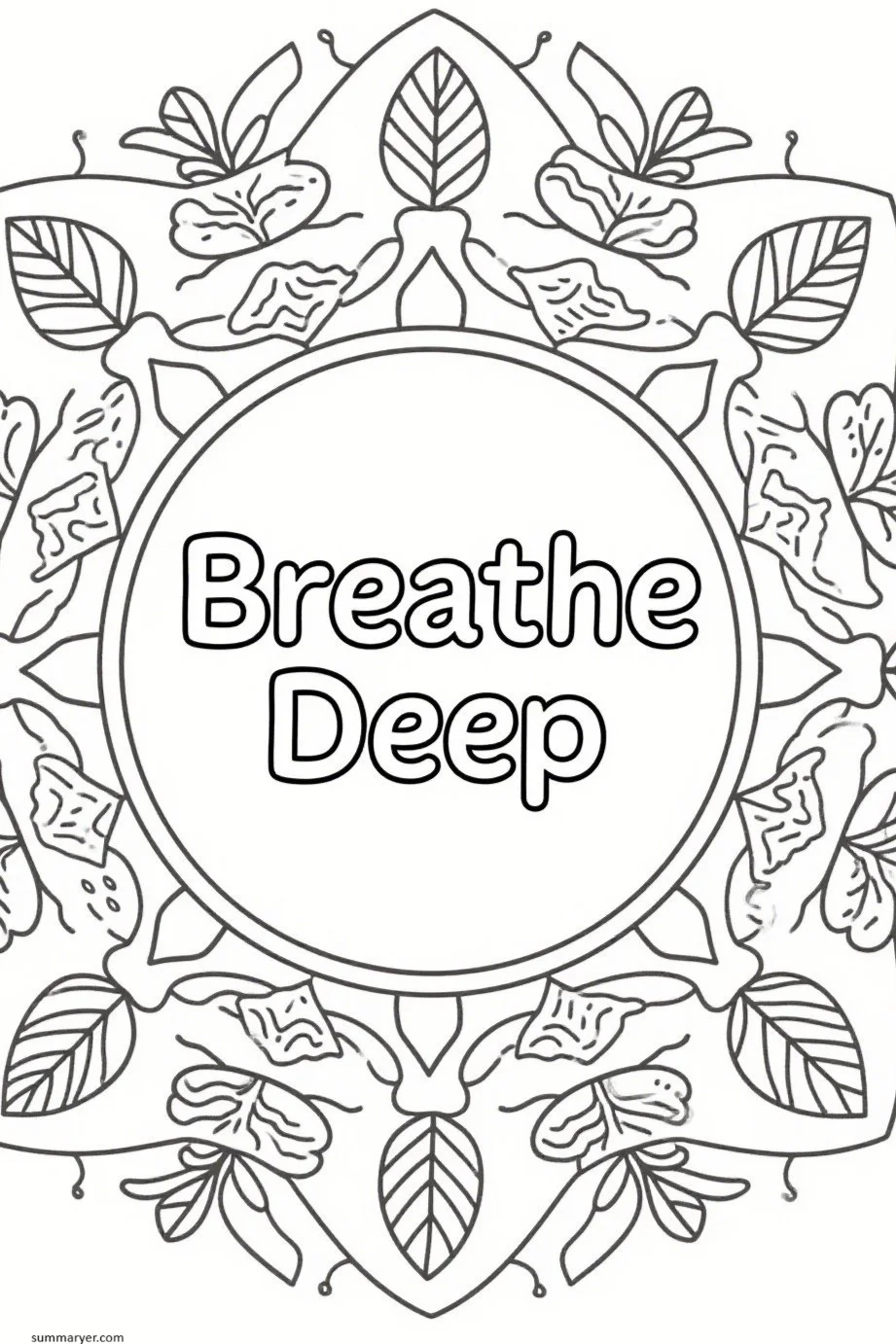 10 Inspirational Coloring Page Ideas to Brighten Your Day "Quote 2"