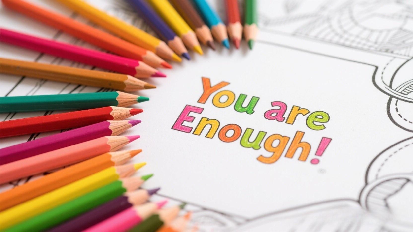 Inspirational Coloring Sheets: A Gentle Path to Daily Positivity
