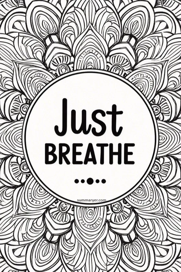 10 Inspirational Coloring Page Ideas to Brighten Your Day "Quote 4"