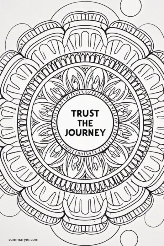 10 Inspirational Coloring Page Ideas to Brighten Your Day "Quote 5"