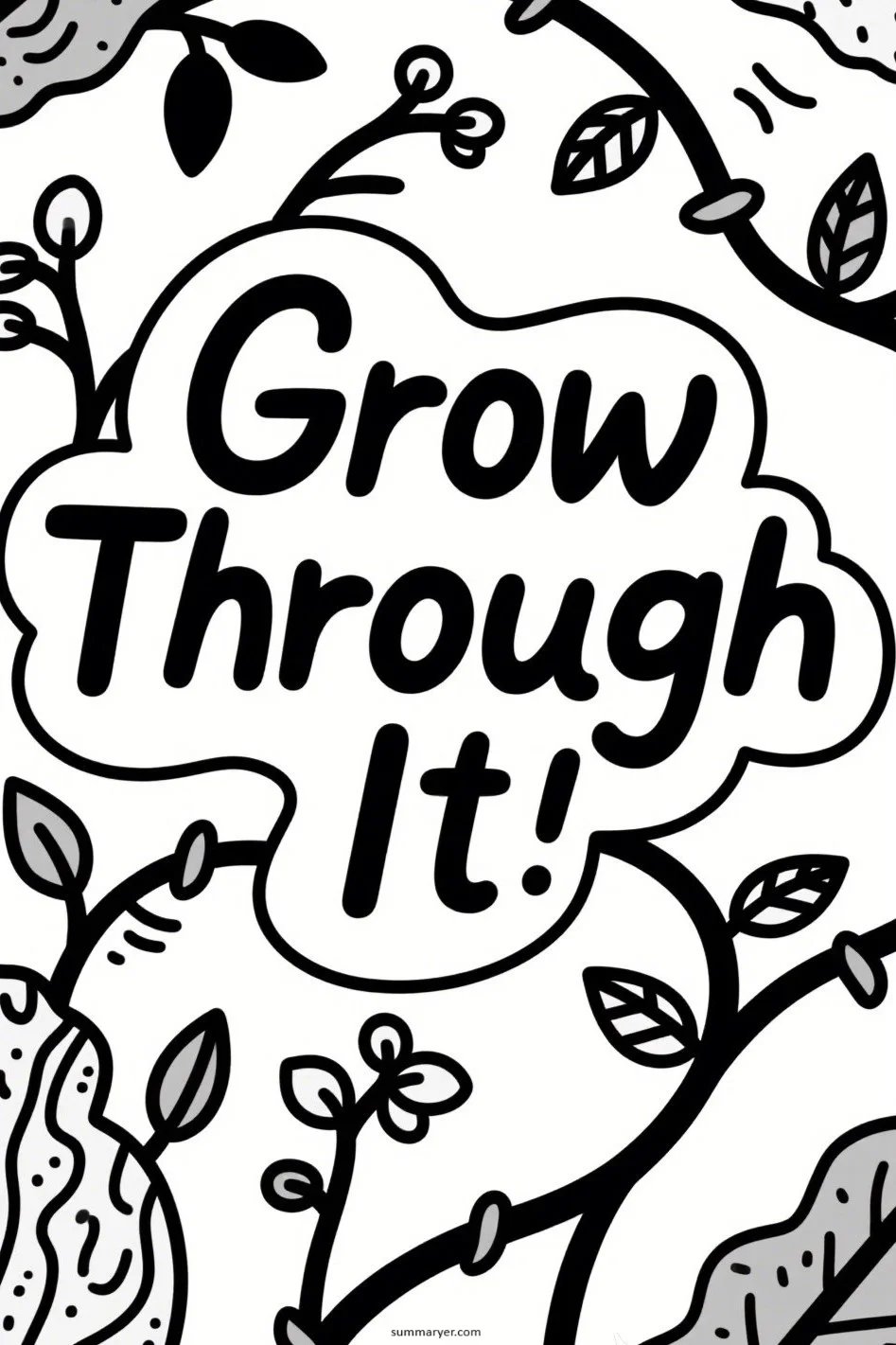 10 Inspirational Coloring Page Ideas to Brighten Your Day "Quote 8"