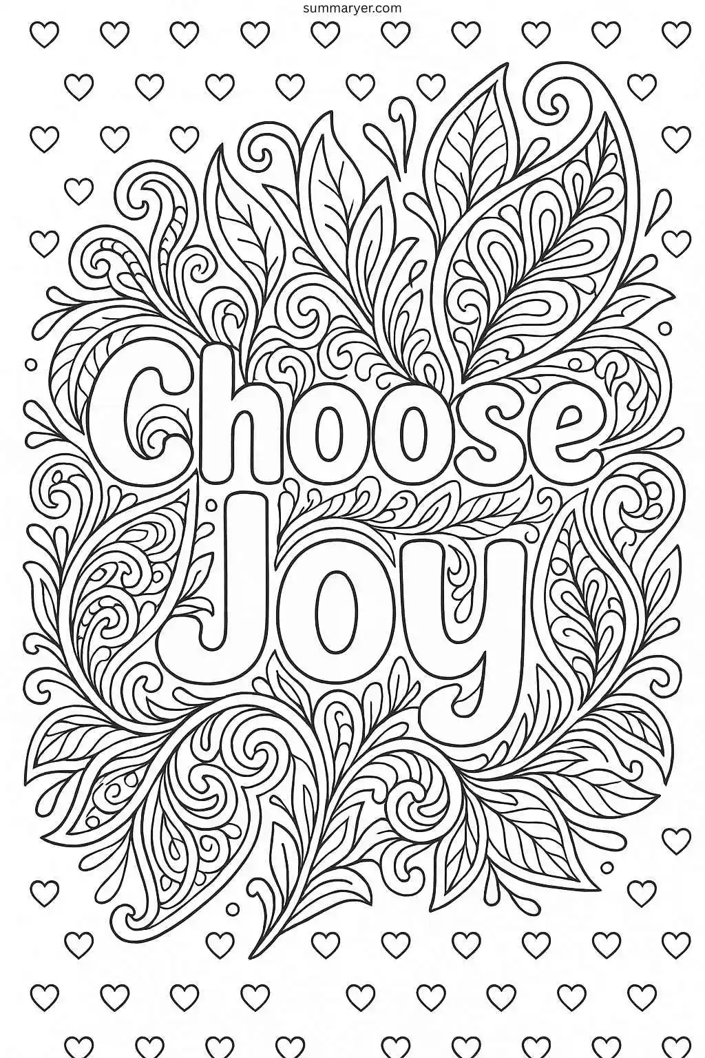 Color Your Mood 10 Inspirational Coloring Sheets to Lift Your Day "Page 2"