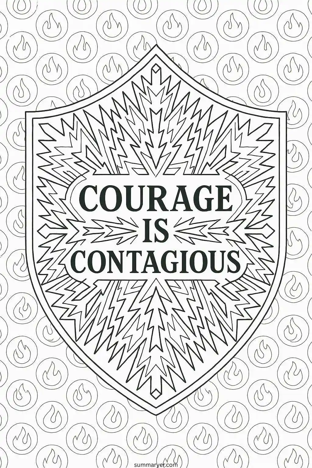 Color Your Mood 10 Inspirational Coloring Sheets to Lift Your Day "Page 5"