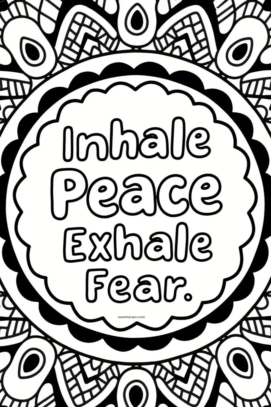 10 Inspirational Coloring Pages to Bring Peace and Purpose
