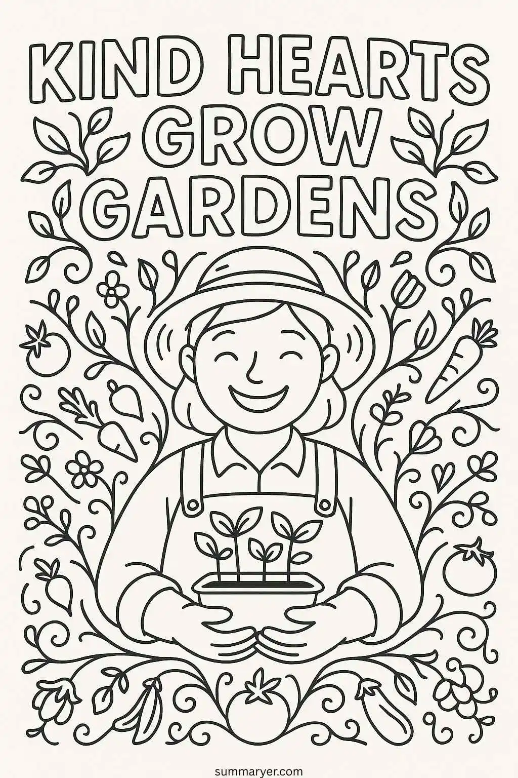 Inspirational Coloring Sheets: 10 Uplifting Pages to Boost Creativity and Calm "Quote 2"